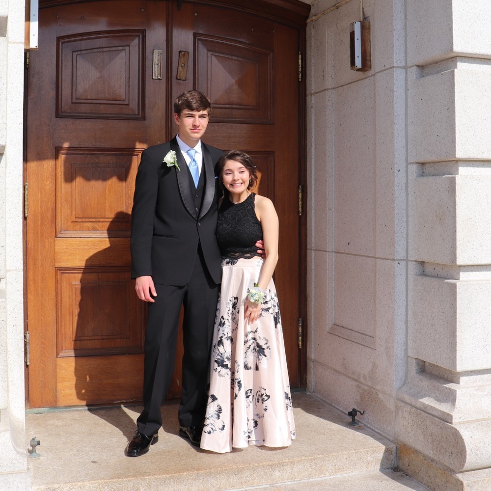 2 Piece Prom Dress